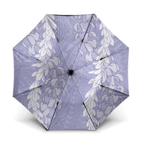Puakenikeni and Maile Lei Umbrella Purple Double Strand Lei - Polynesian Pride