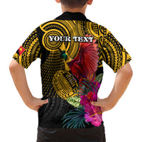 Personalised Papua New Guinea Rugby Kid Hawaiian Shirt PNG Kumuls Champions Pacific Bowl LT9 - Polynesian Pride