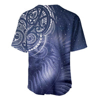 New Zealand Galaxy Fern Baseball Jersey LT9 - Polynesian Pride