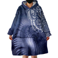 New Zealand Galaxy Fern Wearable Blanket Hoodie