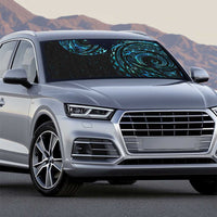 New Zealand Matariki Auto Sun Shade Galaxy Maori Tribal Tattoo - Polynesian Pride