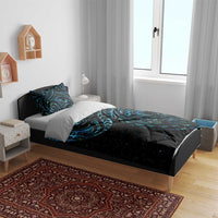 New Zealand Tribal Tattoo Bedding Set With Matariki Art