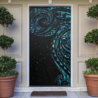 New Zealand Matariki Door Cover Galaxy Maori Tribal Tattoo - Polynesian Pride