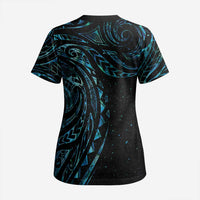 New Zealand Matariki Scrub Top Galaxy Maori Tribal Tattoo - Polynesian Pride