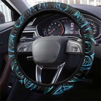 New Zealand Tribal Tattoo Steering Wheel Cover With Matariki Art LT9 - Polynesian Pride