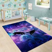 I Love You In Every Universe Personalised Area Rug Polynesian Pattern Galaxy Style LT9 - Polynesian Pride