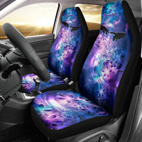 I Love You In Every Universe Personalised Car Seat Cover Polynesian Pattern Galaxy Style LT9 - Polynesian Pride