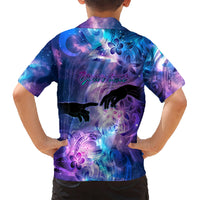 I Love You In Every Universe Personalised Hawaiian Shirt Polynesian Pattern Galaxy Style LT9 - Polynesian Pride