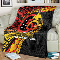 Papua New Guinea Tribal Tattoo Blanket 50th Independence Anniversary