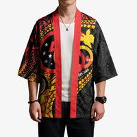 Papua New Guinea Tribal Tattoo Kimono 50th Independence Anniversary - Polynesian Pride