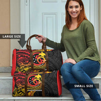 Papua New Guinea Tribal Tattoo Travel Bag 50th Independence Anniversary - Polynesian Pride