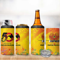 Papua New Guinea Unity in Diversity 4 in 1 Can Cooler Tumbler 50th Indipendens Papua Niugini LT9 - Polynesian Pride