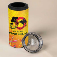 Papua New Guinea Unity in Diversity 4 in 1 Can Cooler Tumbler 50th Indipendens Papua Niugini LT9 - Polynesian Pride