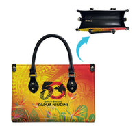 Papua New Guinea Unity in Diversity Leather Bag 50th Indipendens Papua Niugini - Polynesian Pride