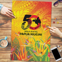Papua New Guinea Unity in Diversity Puzzle 50th Indipendens Papua Niugini LT9 Gold - Polynesian Pride