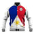 (Custom Text And Number) Philippines Concept Home Football Baseball Jacket Pilipinas Flag White Style 2023 LT9 Unisex White - Polynesian Pride