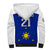 (Custom Text And Number) Philippines Concept Home Football Sherpa Hoodie Pilipinas Flag White Style 2023 LT9 - Polynesian Pride