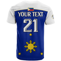 (Custom Text and Number) Philippines Concept Home Football T Shirt Pilipinas Flag White Style 2023 LT9 - Polynesian Pride