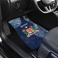 Personalised Fiji 54th Anniversary Car Mats Siga Ni Bula Galala Marautaki O Viti LT9