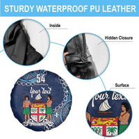 Personalised Fiji 54th Anniversary Spare Tire Cover Siga Ni Bula Galala Marautaki O Viti LT9