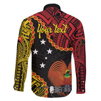 Personalised Papua New Guinea 49th Anniversary Family Matching Tank Maxi Dress and Hawaiian Shirt Hapi De bilong Indipendens Papua Niugini