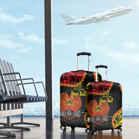 Personalised Papua New Guinea 49th Anniversary Luggage Cover Hapi De bilong Indipendens Papua Niugini LT9 - Polynesian Pride