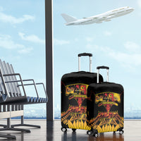 Personalised Papua New Guinea 49th Anniversary Luggage Cover Bird of Paradise Unity In Diversity LT9 - Polynesian Pride