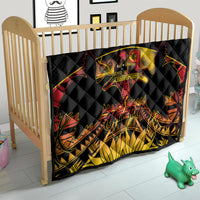 Personalised Papua New Guinea 49th Anniversary Quilt Bird of Paradise Unity In Diversity