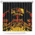 Personalised Papua New Guinea 49th Anniversary Shower Curtain Bird of Paradise Unity In Diversity
