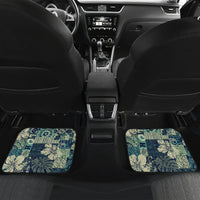 Hawaiian Hibiscus Tribal Vintage Motif Car Mats Ver 1
