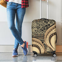 Hawaiian Hibiscus Tribal Vintage Motif Luggage Cover Ver 2