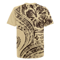 Hawaiian Hibiscus Tribal Vintage Motif Rugby Jersey Ver 3