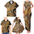 Hawaiian Hibiscus Tribal Vintage Motif Family Matching Tank Maxi Dress and Hawaiian Shirt Ver 4