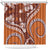 Hawaiian Hibiscus Tribal Vintage Motif Shower Curtain Ver 5