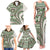 Hawaiian Hibiscus Tribal Vintage Motif Family Matching Tank Maxi Dress and Hawaiian Shirt Ver 7