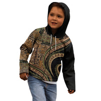 Hawaiian Hibiscus Tribal Vintage Motif Kid Hoodie Ver 8