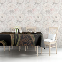 Hawaiian Hibiscus Tribal Vintage Motif Tablecloth Ver 8