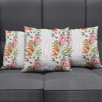 Hawaii Tropical Twist Lei Pillow Cover Hawaiian Flag Motif