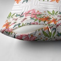 Hawaii Tropical Twist Lei Pillow Cover Hawaiian Flag Motif
