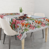 Hawaii Tropical Twist Lei Tablecloth Hawaiian Flag Motif