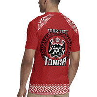 Tonga Rugby XIII Custom Rugby Jersey Mate Ma'a Tonga with Ngatu Pattern