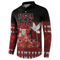 Custom Tonga 676 Haʻamonga ʻa Maui Button Sweatshirt Tongan Sipi Tau Unique Dance