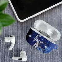 Personalized Hawaiian Maori Hammerhead Shark AirPods Case Polu Plumeria - Polynesian Pride