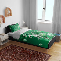 Personalized Hawaiian Maori Hammerhead Shark Bedding Set Omaomao Plumeria LT9 - Polynesian Pride