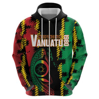 Vanuatu 46th Year Anniversary Hoodie Tamtam Slit Drums Long God Yumi Stanap LT9 - Polynesian Pride