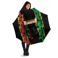 Vanuatu 46th Year Anniversary Umbrella Tamtam Slit Drums Long God Yumi Stanap LT9 - Polynesian Pride