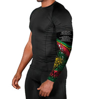 Vanuatu 46th Year Anniversary Arm Sleeves Vintage Grunge Vanuatu Flag Heritage LT9 - Polynesian Pride