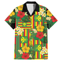 Hawaii Kanaka Maoli Hibiscus Family Matching Tank Maxi Dress and Hawaiian Shirt Hawaiian Flag Motif