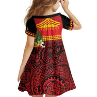 Hawaii Ku Kia'i Mauna Personalized Family Matching Mermaid Dress and Hawaiian Shirt Hibiscus Kakau Pattern