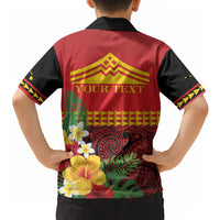 Hawaii Ku Kia'i Mauna Personalized Hawaiian Shirt Hibiscus Kakau Pattern LT9 - Polynesian Pride